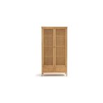 Doğal Masif Ahşap Gardırop 200X105X57 - Bej