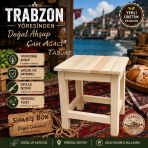 Doğal Masif Çam Çok Amaçlı Ahşap Tabure