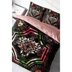 Doğal Pamuk Çift Kişilik 3D Digital Roses Pattern Nevresim Takımı - Pembe - Standart