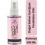 Doğal Safran İçerikli Ferahlatıcı 80 Derece Sprey Kolonya 100 Ml