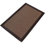Doğal Sisal Kapı MatHandWoven Kaymaz Karşılama Paspası Giriş Yolu Modern Jüt Kir Tutucu Halı İç Mekan Zemin Halısı Kahverengi 50x80 cm Şık Ev Dekoru