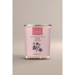 Doğal Soya Mumu, Vegan, Aromaterapi, Aşk, Gül, Itır Çiçeği, Ylang Ylang Uçucu Yağı Kokulu Mum 250 ml - Pembe