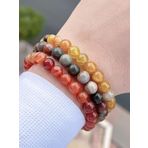 Dogal Tas 3 Adet Ozel Kombin Akik-Aventurin-Kristal Olusumu Dogal Unisex Enerji Bilekligi Blkt.ns03