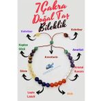 Doğal Taş 7 Çakra Bileklik Kehribar Akik, Sitrin Kaplan Gözü Aventurin Lapis Ametist K.kuvars