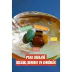 DOĞAL TAŞ CENNETİ 123ANKACEN081 Bolluk Bereket Para Mıkntası Enerjisi Doğal Taş Tumble Seti (Sitrin, Kaplangözü, Aventurin, Akik)