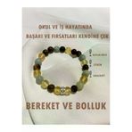 DOĞAL TAŞ CENNETİ 123ANKACEN1632 Doğal Taş Bileklik Kadın -Erkek Sitrin ,amazonit,kaplan Gözü, Bolluk- Bereket,başarı