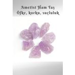 DOĞAL TAŞ CENNETİ Ametist Taşı Kütle ( Radyasyondan Ve Negatif Enerji ) ( Masa Aksesuarı , Ev , Iş Yeri )