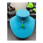 DOĞAL TAŞ CENNETİ Aventurin Doğal Taş Kolye Ucu (sertifikalı) (47 Cm Zincir Dahil) AVENTURİNUÇ