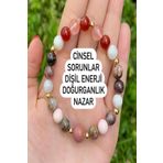 Doğal Taş Cinsel Sorunlar Dişil Enerji Doğurganlık ve Nazar Bilekliği