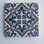Doğal Taş Figürlü Banyo Gider Kapağı Süsü 10X10 cm - Ahşap - Seçenek 1