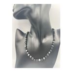 Doğal Taş Obsidyen Taşı Kolye AAA Kalite 6mm