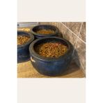 Doğal Toprak Battal Boy Güveç Tencere 20-25 Kişilik 10 Litre 34X15 cm (Kapaksız) - Altın - 34 x 15 cm