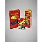 Doğal Toys Jenga-Uno-Mangala 3'ü Bir Arada Akıl Kutu Oyunları