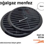 DOĞALGAZ CAM MENFEZİ SİYAH PANEL DOĞALGAZ CAM MENFEZİ UZUN VİDA