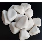 Doğalsan Tarım Beyaz Dolomit Taş 25 kg 4-6 cm Dere Taşı Çakıl Taşı Saksı Taşı Akvaryum Teraryum Taş