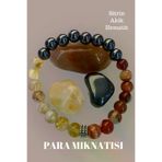 Doğaltaş 0210-02 Para Mıknatısı Bileklik - Sitrin Taşı Akik Taşı Hematit Taşı