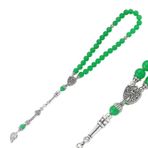 Doğaltaş Metal Püsküllü Aventurin Taşlı Tesbih SL2346