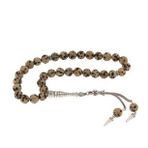 ?Doğaltaş Metal Püsküllü Dalmaçyalı Jasper Taşı Tesbih