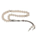 ?Doğaltaş Metal Püsküllü İnci Taşı Tesbih