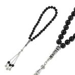 Doğaltaş Metal Püsküllü Mavi Yıldız Taşı Tesbih SL2342