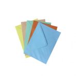 Doğan 5'li 13x18 cm 80 gr Renkli Davetiye Zarfı