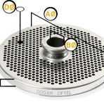 Doğan Çiftel No 12 Kıyma Makinesi Aynası 5mm