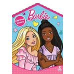Doğan Çocuk Barbie Evde Çıkartmalı Boyama Kitabı