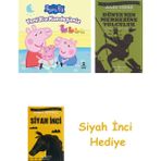 Doğan Çocuk Peppa Pig- Yeni Kız Kardeşimiz + Dünyanın Merkezine Yolculuk + Siyah Inci Hediye - Hayır