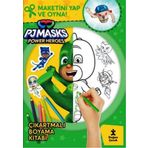 Doğan Çocuk Pjmasks Power Heroes Çıkartmalı Boyama Kitabı - Maketini Yap Ve Oyna!