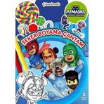Doğan Çocuk Pjmasks Power Heroes - Şeker Boyama Çantam - Çıkartmalı