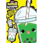Doğan Çocuk Sevimliler Kawaii Boyama Kitabı - Bonbon Sarı - Bir Sürü Çıkartma Hediye!