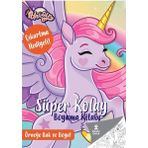 Doğan Çocuk Unicorn - Süper Kolay Boyama Kitabı - Çıkartma Hediyeli! Örneğe Bak Ve Boya!