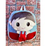 Doğan Hediyelik Peluş Çocuk Sırt Çantası - Labubu Hello Kitty Kuromi Stitch Mickey Mouse Bugs Bunny Çanta - Gri