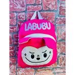 Doğan Hediyelik Peluş Çocuk Sırt Çantası - Labubu Hello Kitty Kuromi Stitch Mickey Mouse Bugs Bunny Çanta - Pembe