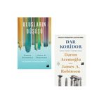 Doğan Kitap Daron Acemoğlu Ulusların Düşüşü + Dar Koridor 2 Kitap Set (500 lü bloknot HEDİYE