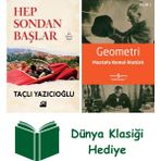Doğan Kitap Hep Sondan Başlar + Geometri + Dünya Klasiği Hediye - Hayır