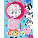 Doğan Kitap Peppa Pig-Eğlenceye Açılan Pencere - Çıkartmalı Boyama Kitabı