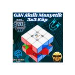 Doğan Oyuncak Dünyası Akıllı GAN Monster Go Standard 3x3 Manyetik Küp - Zeka Küpü - Akıllı Küp - Yapay Zekalı Küp - Akıllı