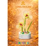 Doğan Oyuncak Dünyası Mikro Blok Kristal Song Meilan Çiçek Lego - Lego Setleri Mini Lego - Çiçek Lego - Blossom Çiçek Lego