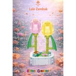Doğan Oyuncak Dünyası Mikro Blok Lale Zambak Çiçek Lego - Lego Setleri Mini Lego - Çiçek Lego - Blossom Çiçek Lego