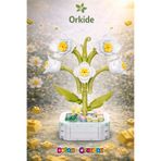 Doğan Oyuncak Dünyası Mikro Blok Orkide Çiçek Lego - Lego Setleri Mini Lego - Çiçek Lego - Blossom Çiçek Lego