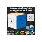 Doğan Oyuncak Dünyası Orijinal MoYu Meilong 3x3 Manyetik Küp 3M - Moyu Speed Cube - Moyu 3x3 Zeka Küpü - Zeka Küpü - Magne