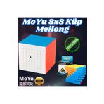 Doğan Oyuncak Dünyası Orijinal MoYu Meilong 8x8 Küp - Moyu Speed Cube - Moyu 8x8 Zeka Küpü - Zeka Küpü - Rubik Küp