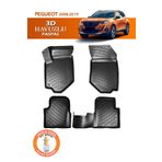 Doganbazaar Peugeot 2008 2019 3D Siyah Havuzlu Paspas 8682578002680, Oto Cam Şampuan Hediye