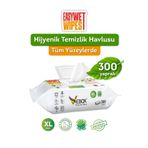 Doganbazaar Vebox Easy Wet Wipes Yüzey Temizlik Havlusu 3x100 300 Yaprak