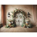 Doğanın Büyüsü: Eşsiz Floral Arka Plan 200X150CM, Stüdyo Fonu