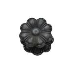 Doğanlar Kapı Kolları Hft06006 Prinç Döküm Antik Siyah Rustik Eskitme Ferforje Tipi Osmanlı Tipi Kapı Topuzu Tokmağı