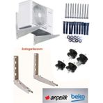 Dogant 3m Arçelik Beko 12000 Btu Dış Ünite Konsol Klima 50 Cm Ayak +Titreşim Takozu +Vida Dubel