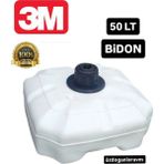 Dogant 3m Plastik Şemsiye Bidonu 50 Litre Su 70 kg Kum - Beyaz