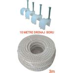 Dogant 3m Universal Klima Su Tahliye Hortumu 10 Metre Drenaj Hortum - 10 Metre Drenaj Hortumu